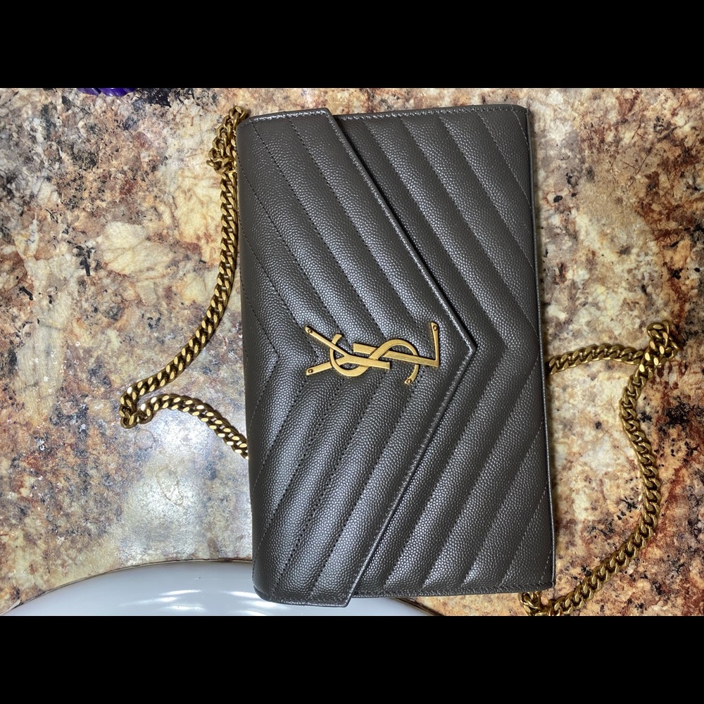 Ysl wallet on chain bag